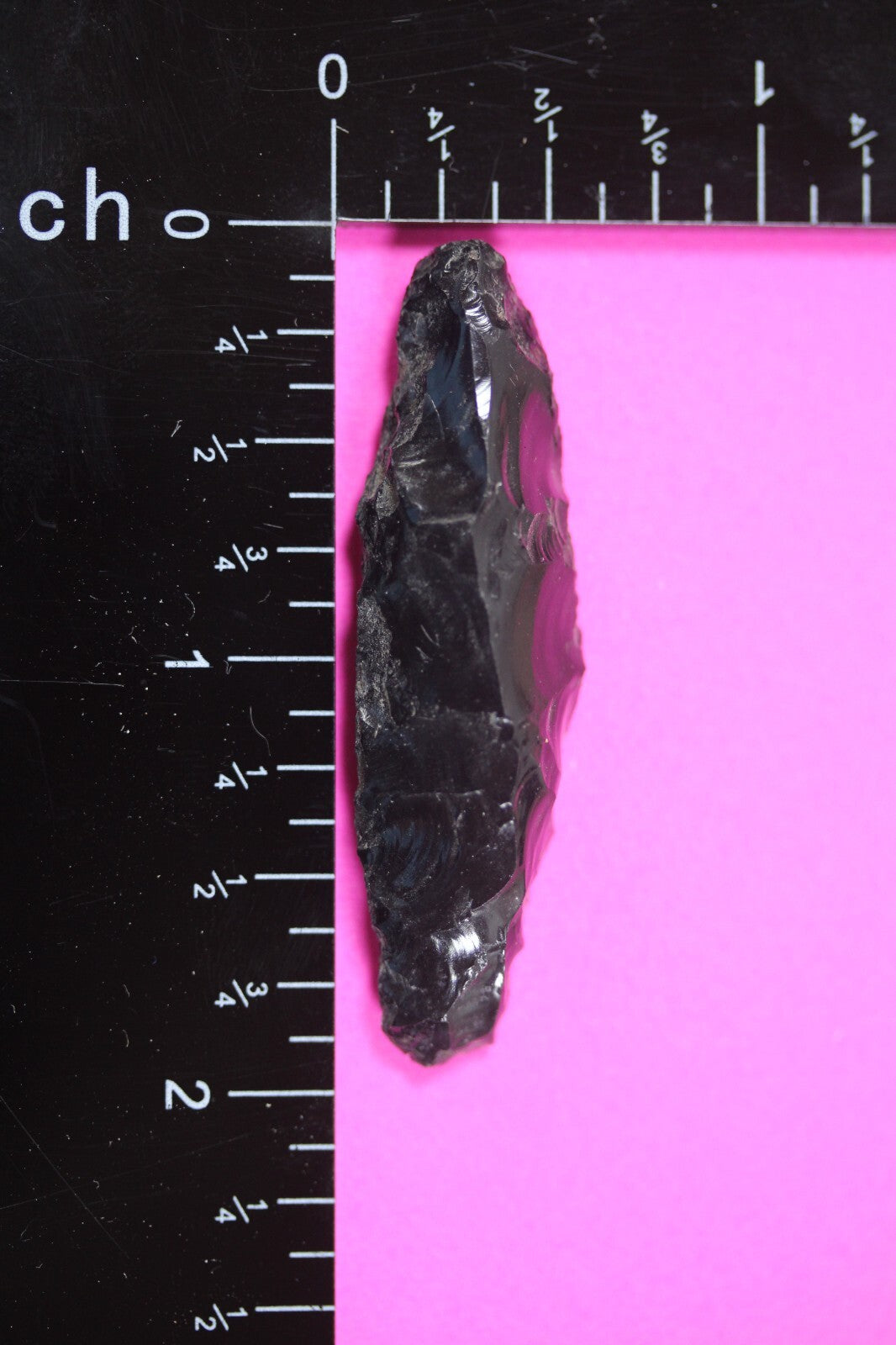 Authentic Pre Columbian Artifact Aztec Arrowhead Battle of Mexico City COA 27