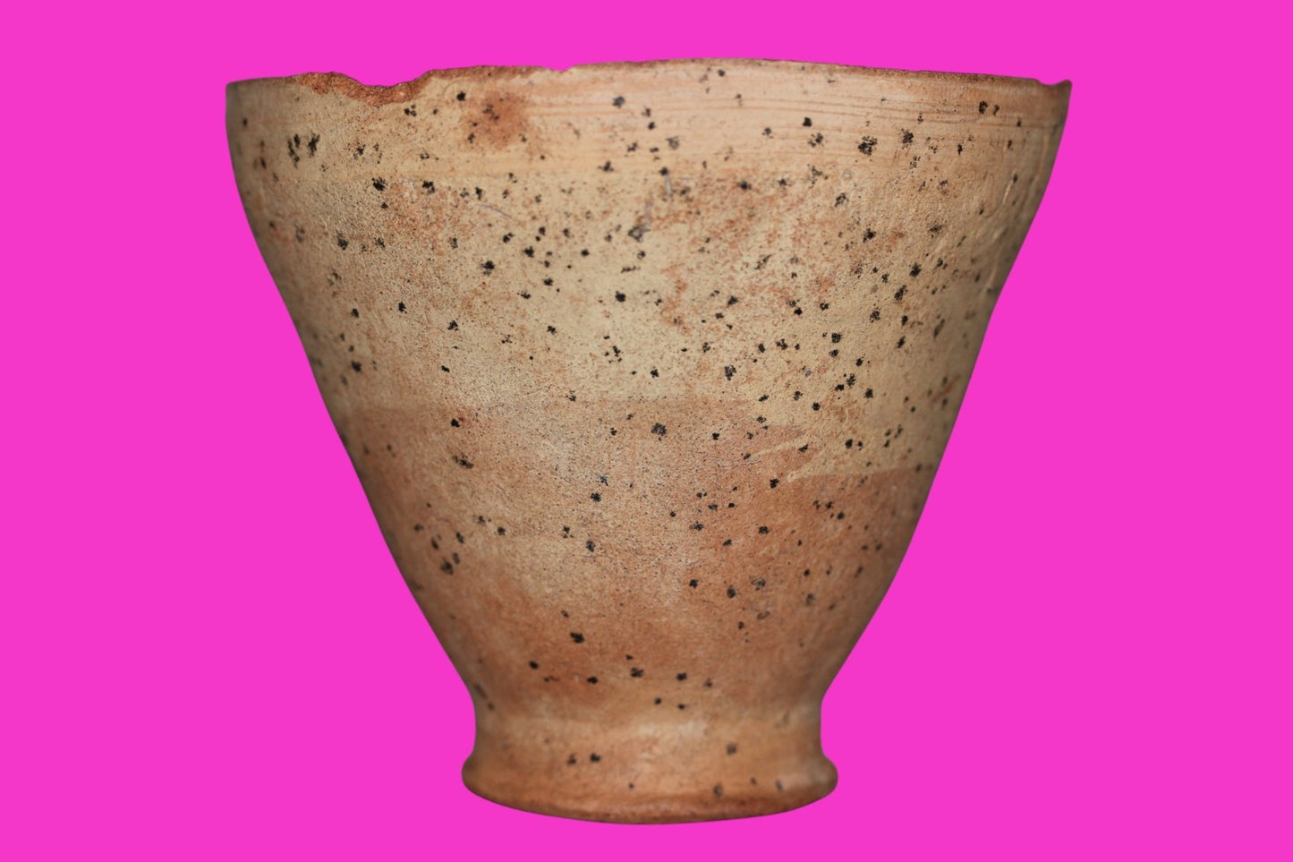 Holy Land Artifact Authentic 4000 Year Old Cup Time of Abraham 2000 BC COA J143