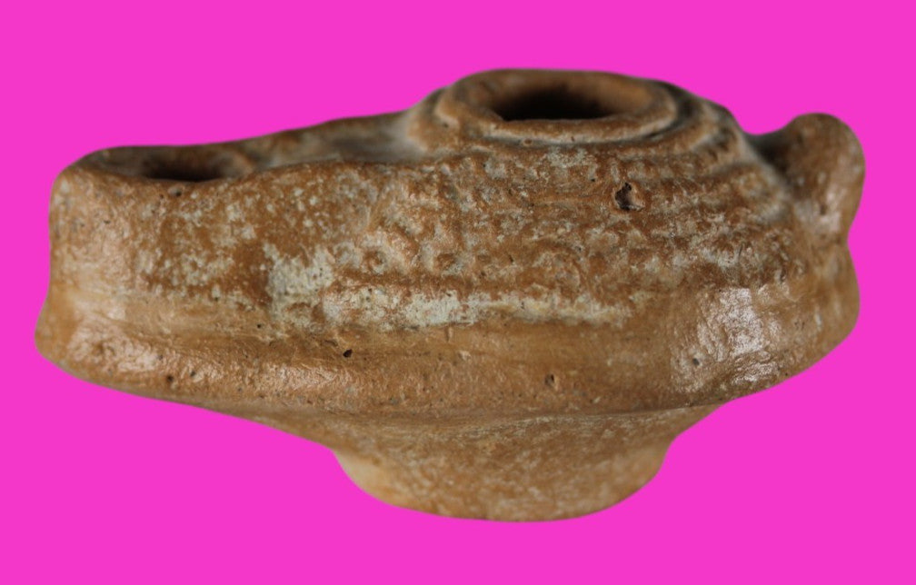 Jesus Christ Homeland Oil Lamp Authentic Holy Land Artifact 100 - 400 AD COA L07
