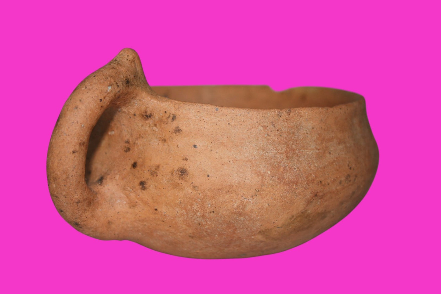 Holy Land Artifact Authentic 4000 Year Old Cup Time of Abraham 2000 BC COA J116