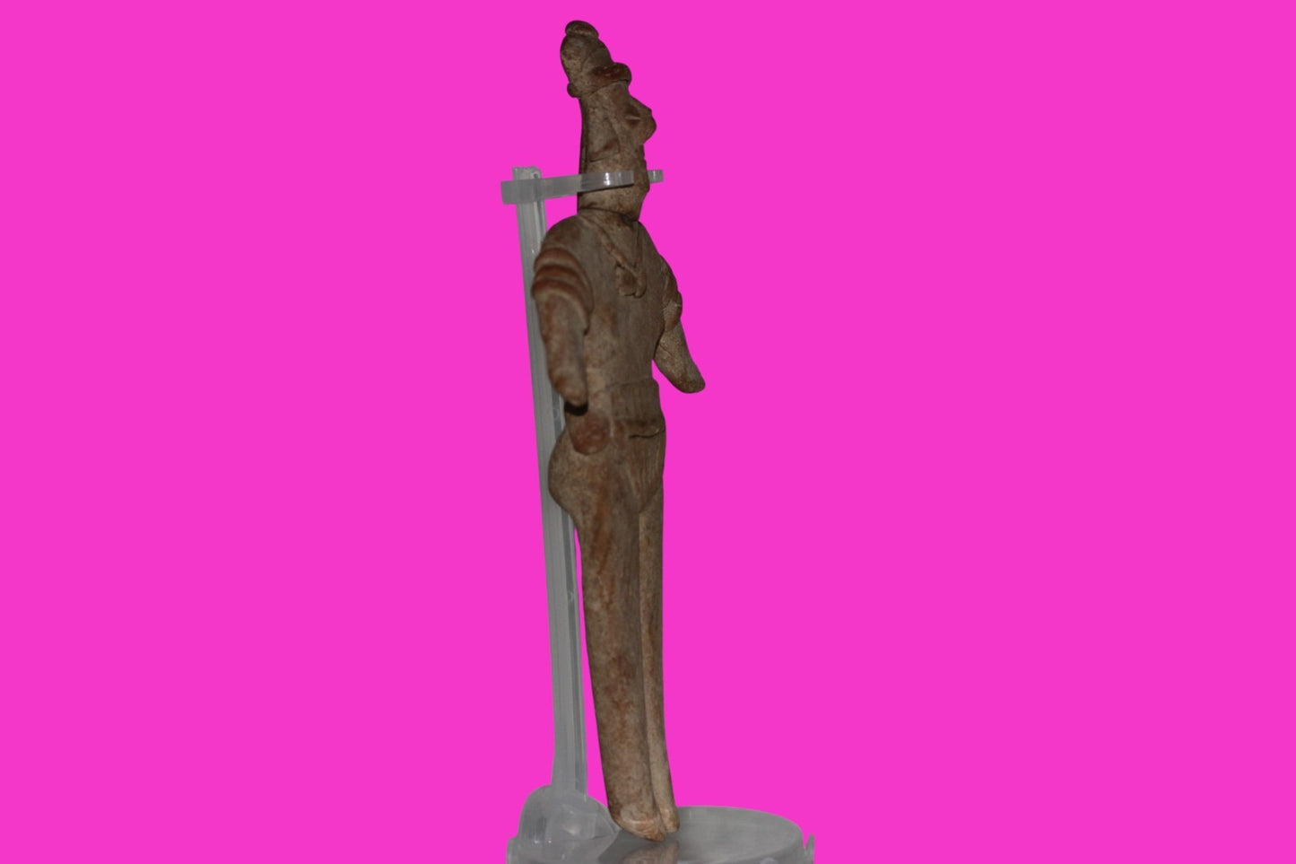 Pre Columbian Artifact Big 8 Inch Shaft Tomb Figure Colima Mexico 100 BC COA 243