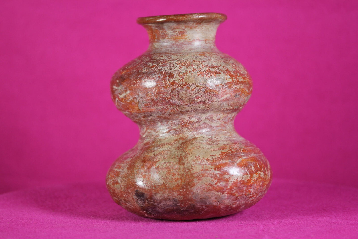 Authentic Pre Columbian Artifact Two Tier Olla Michoacan Arte Primitivo COA T64