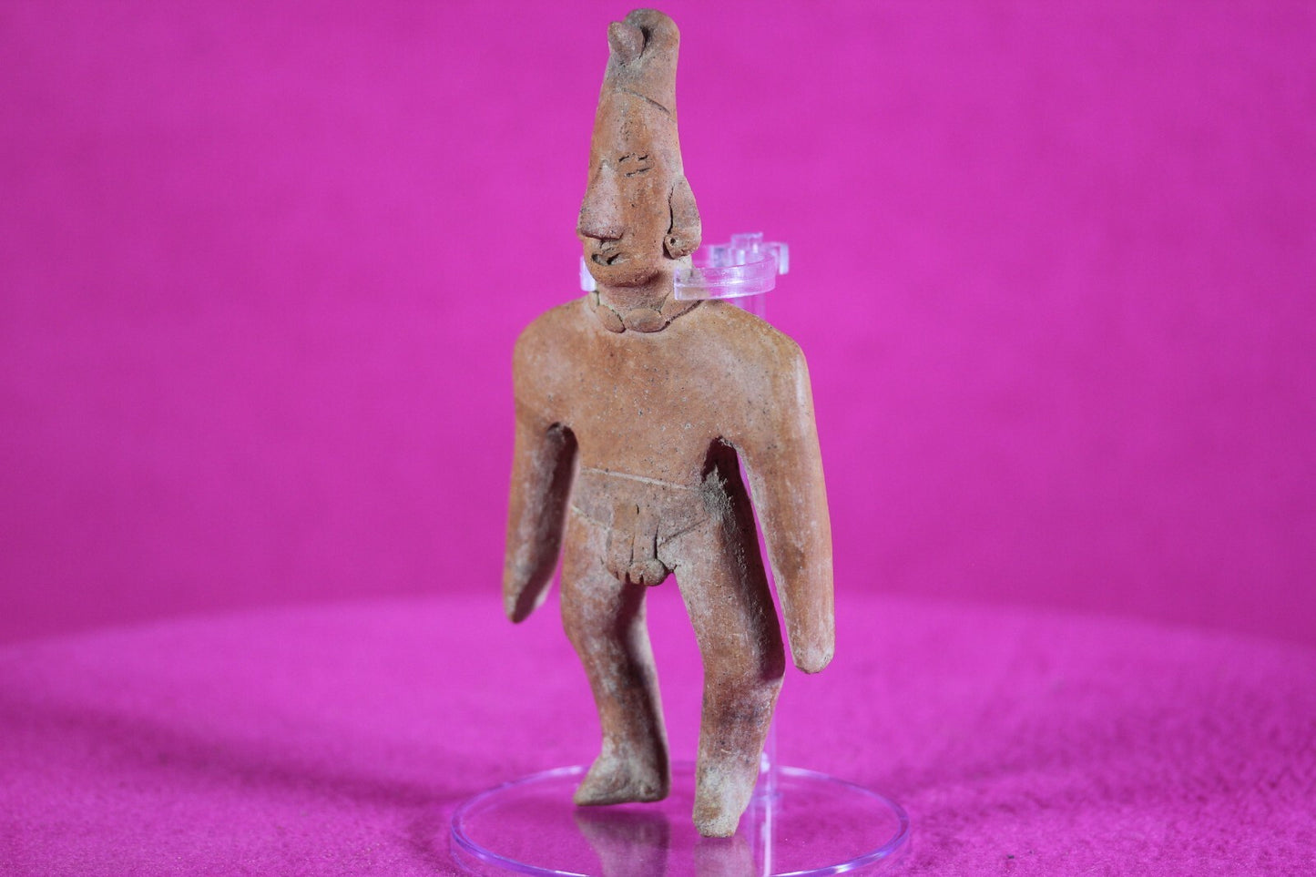 Authentic Pre Columbian Artifact Tomb Figure Colima Mexico 200 BC-500 AD COA T75