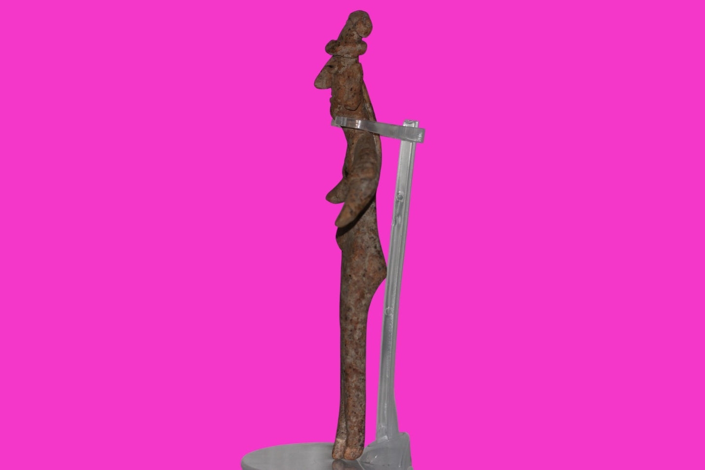 Pre Columbian Artifact 7 inch Female Tomb Figure Colima Mexico 100BC COA 252