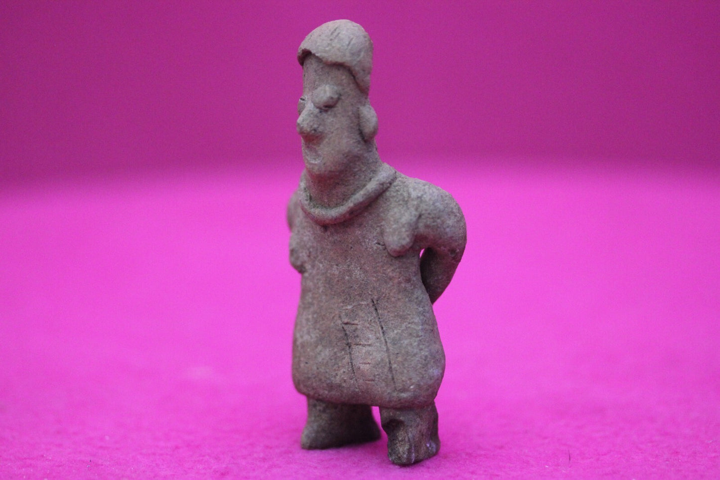 Authentic Pre Columbian Artifact Rare Grandma Tomb Figure Colima Mexico COA 157
