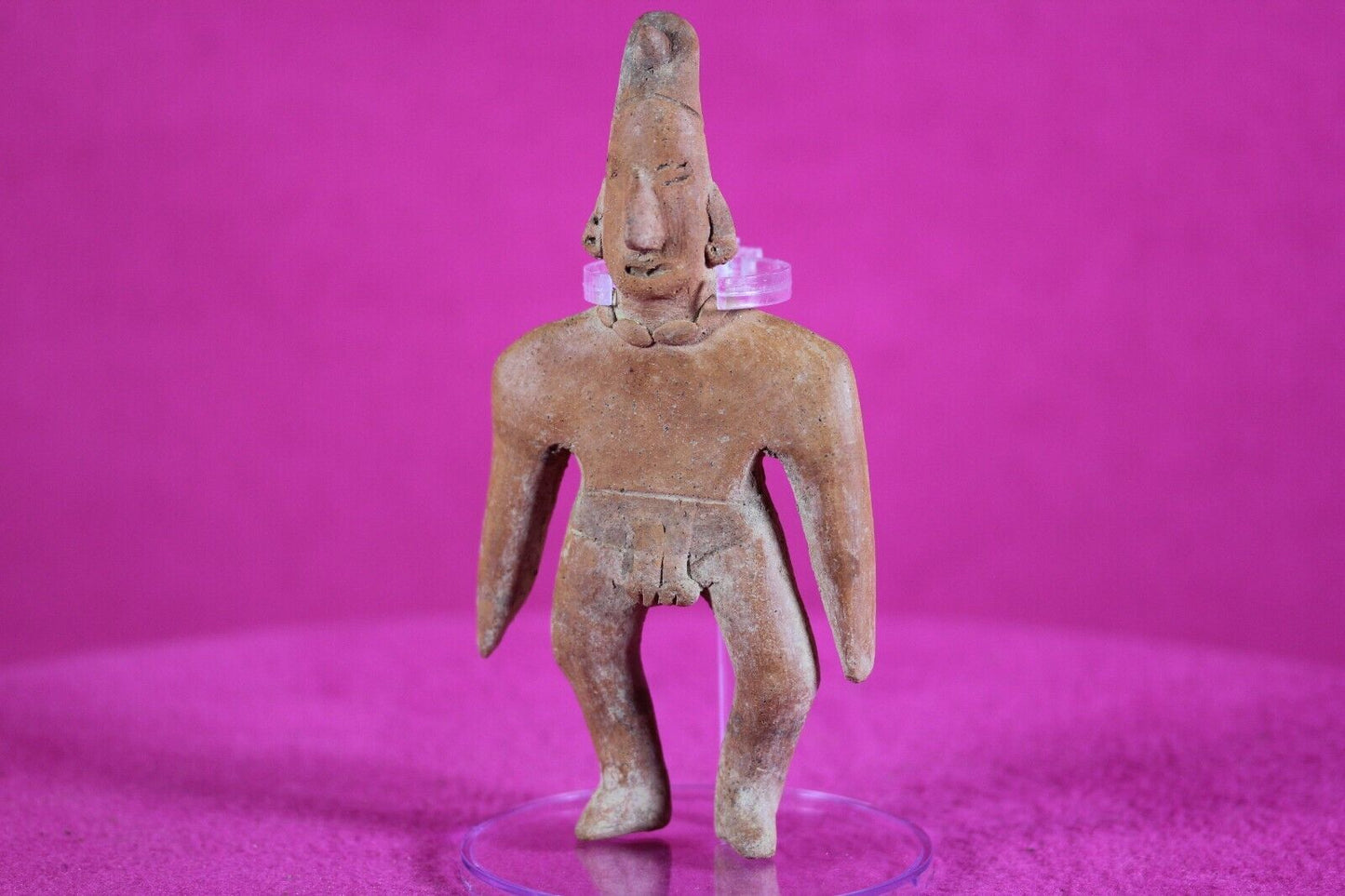 Authentic Pre Columbian Artifact Tomb Figure Colima Mexico 200 BC-500 AD COA T75