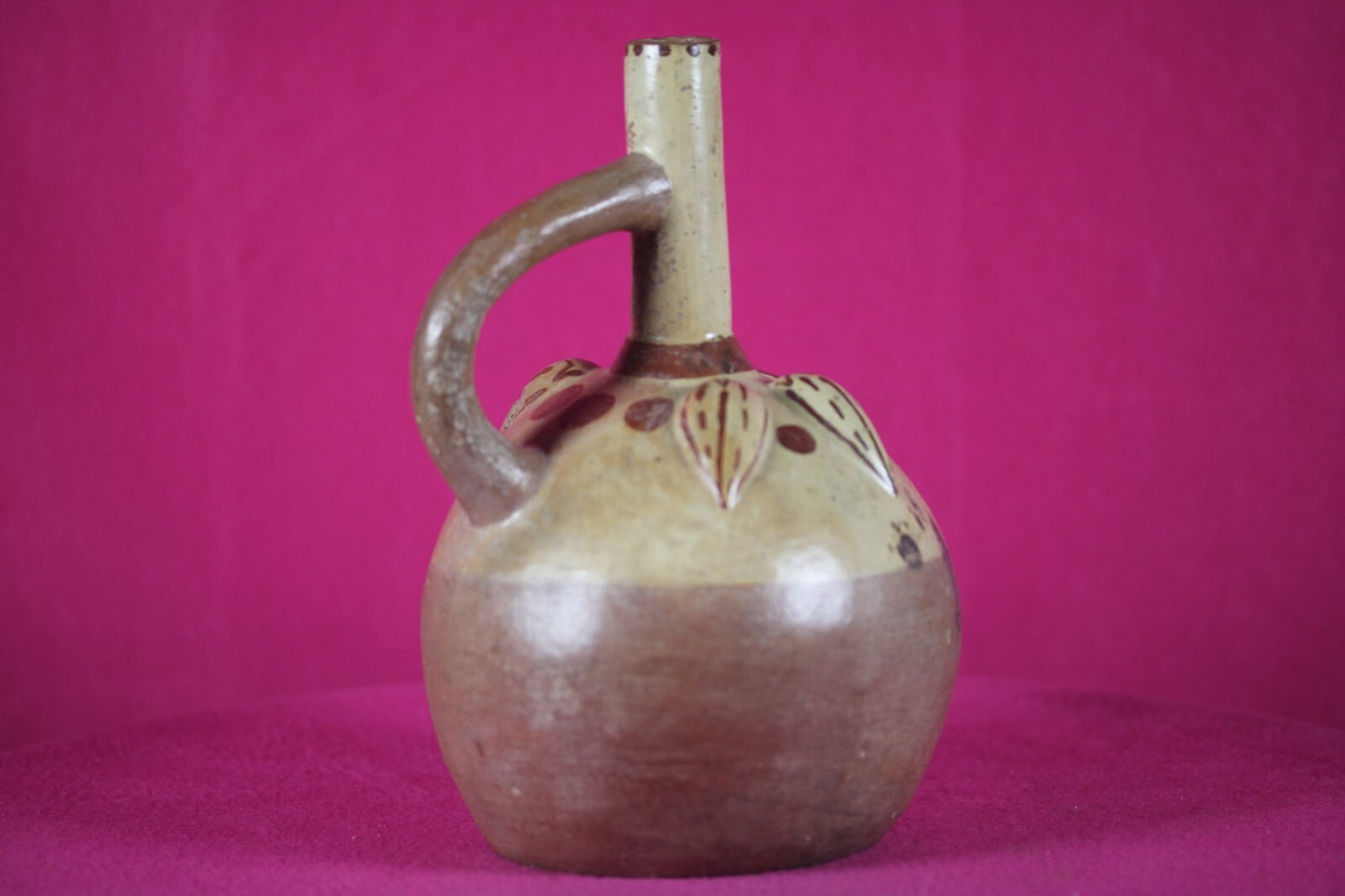 Authentic Pre Columbian Artifact Fruit Vessel Moche Ex Arte Primitivo COA T107