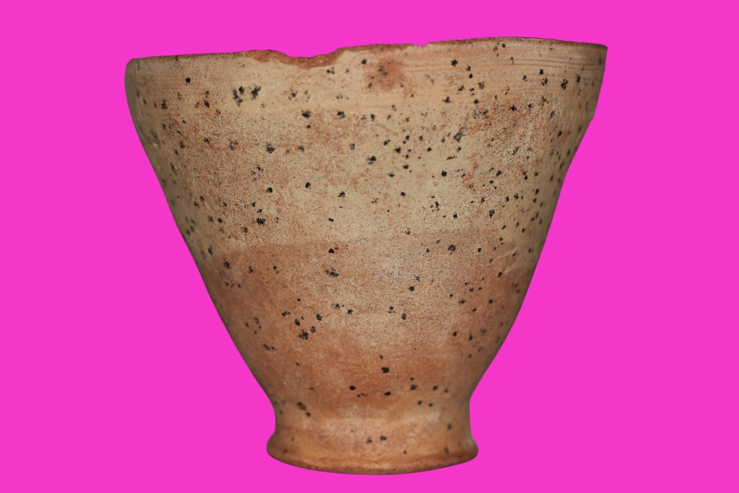 Holy Land Artifact Authentic 4000 Year Old Cup Time of Abraham 2000 BC COA J143