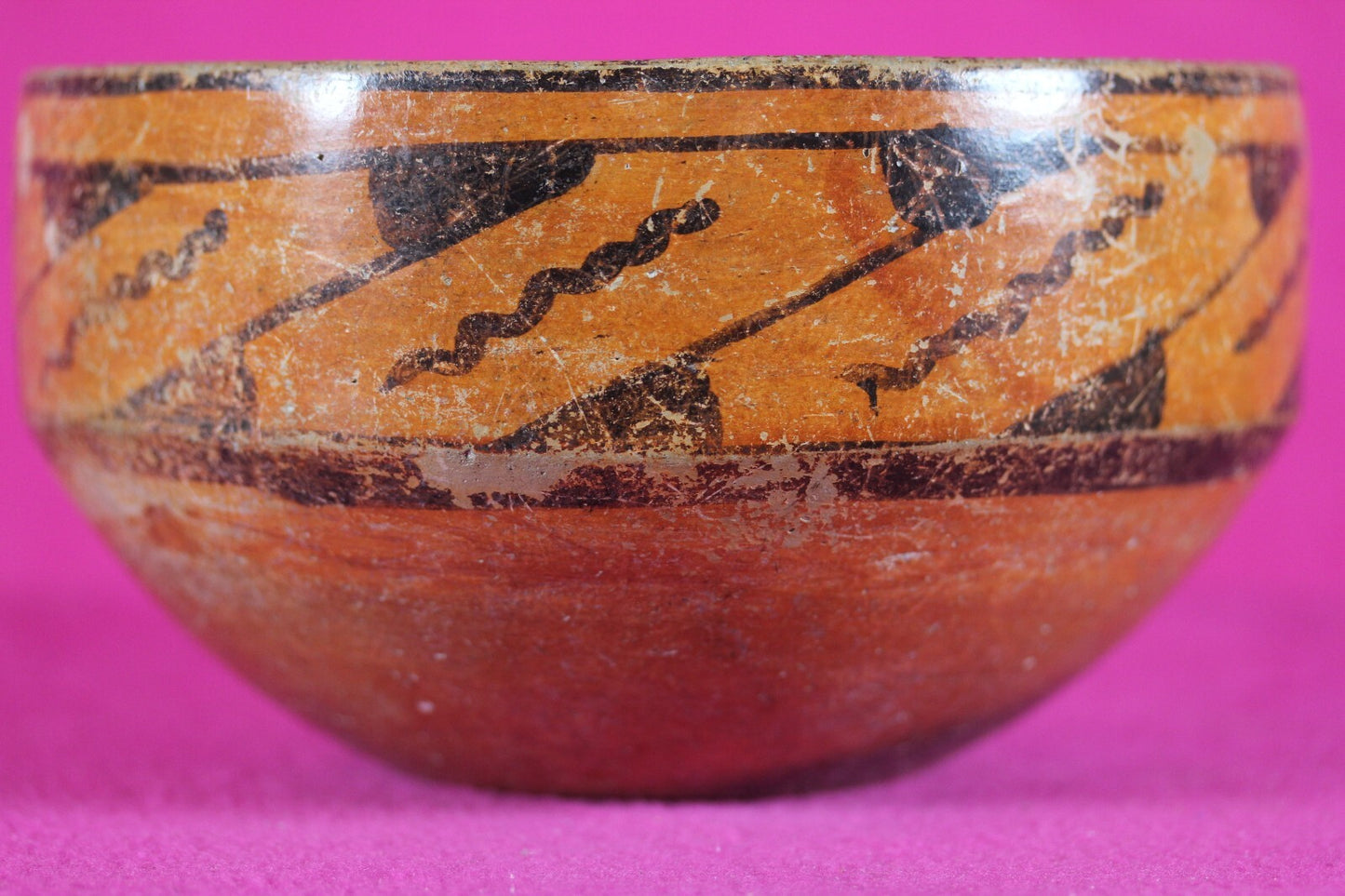 Ex Christies Authentic Pre Columbian Artifact Maya Bowl Yucatan Primitivo T127