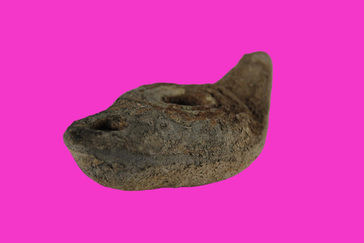 Ancient Holy Land Oil Lamp Artifact From Jesus Christ Homeland 400-600AD COA 40