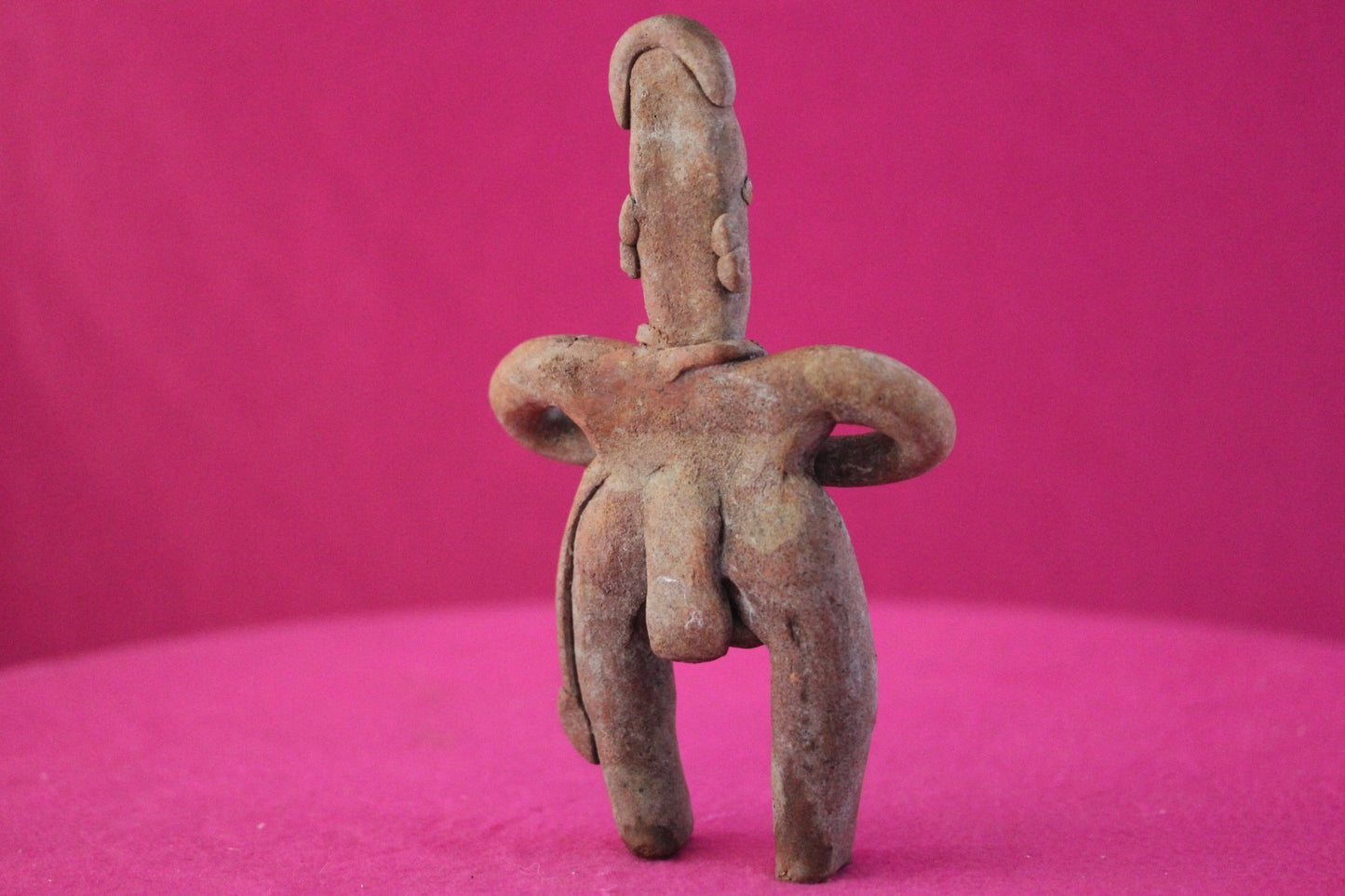 Authentic Pre Columbian Artifact Male Shaman Tomb Figure Colima Mexico COA 200