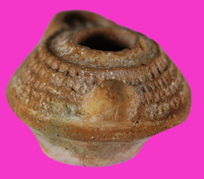Jesus Christ Homeland Oil Lamp Authentic Holy Land Artifact 100 - 400 AD COA L02