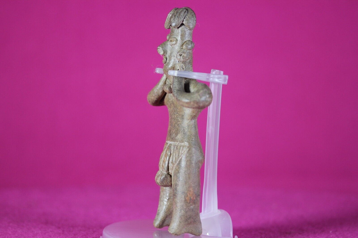 Pre Columbian Artifact Colima Figure Mexico 300BC-300AD Certified COA J33