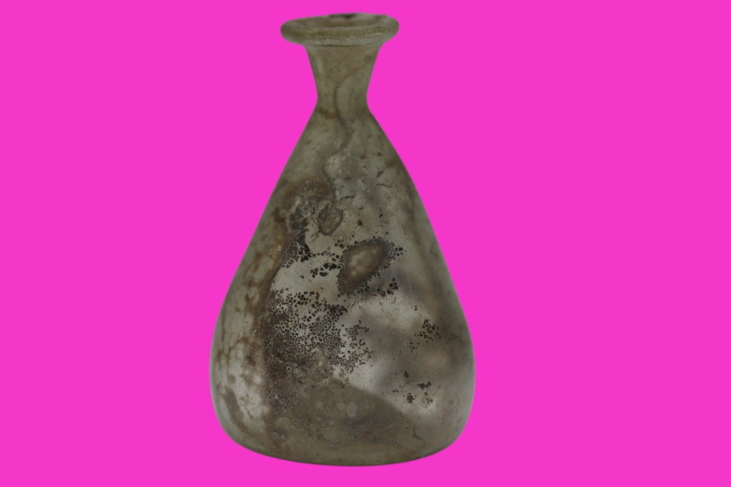 Authentic Ancient Holy Land Artifact Glass Bottle 100-300 AD Roman Era COA J08