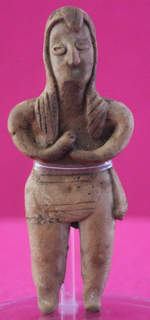 Authentic Pre Columbian Artifact Tomb Figure Colima Mexico 100 BC-250 AD COA 165