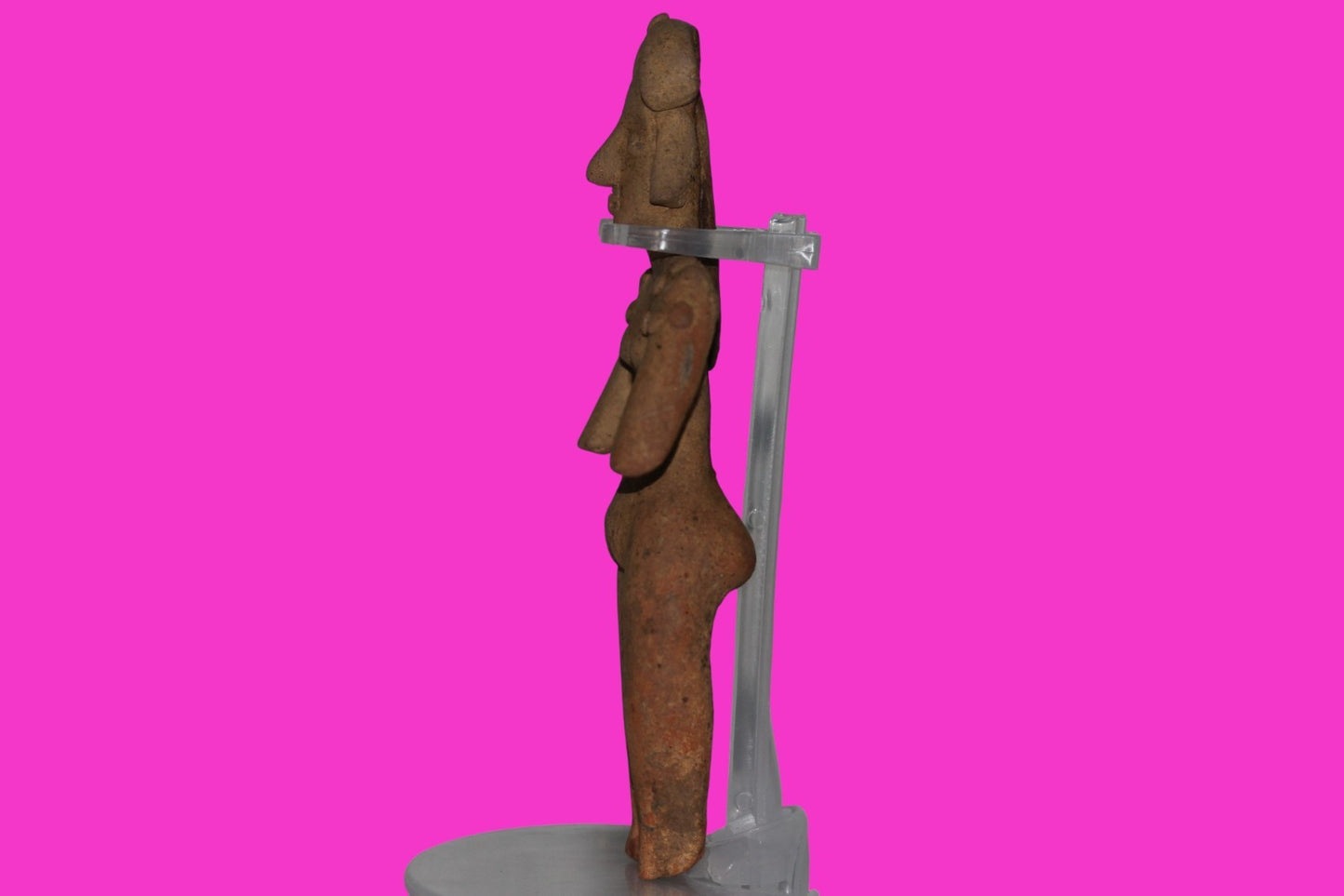Pre Columbian Artifact 6in Female Shaman Tomb Figure Colima Mexico 100BC COA 253