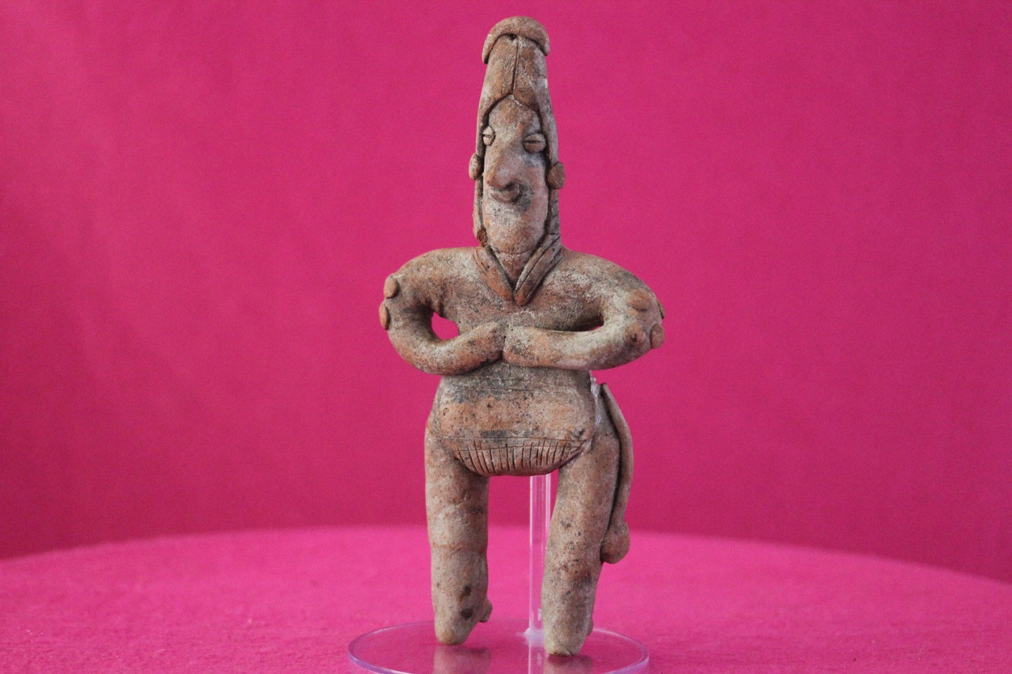 Pre Columbian Authentic Artifact Female Shaman Tomb Figure Colima Mexico COA 199