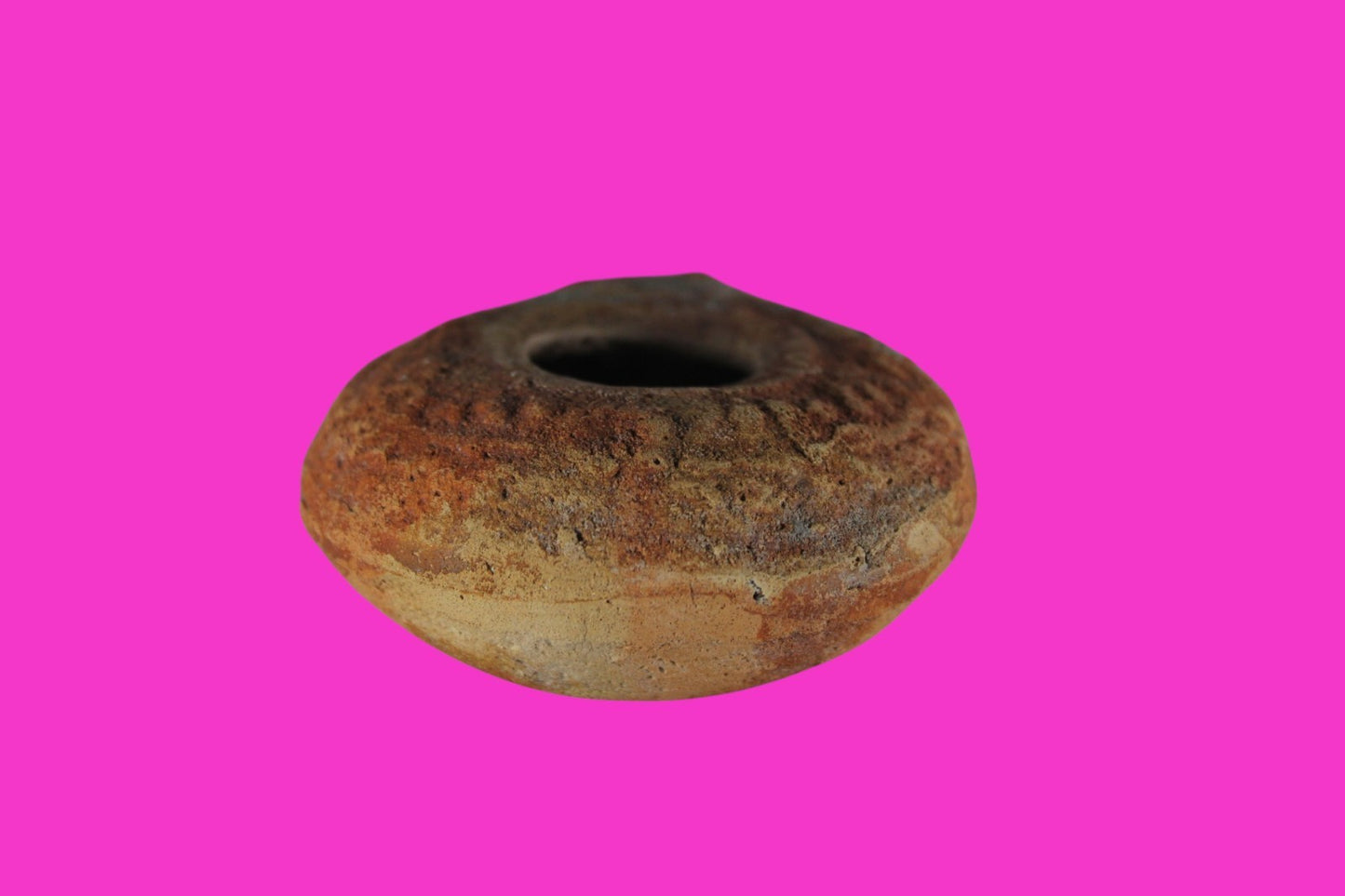 Ancient Holy Land Oil Lamp Artifact Jesus Christ Homeland 100BC-400AD COA 16