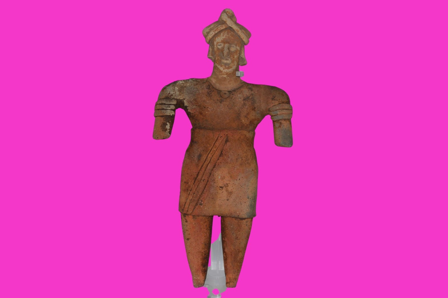 Pre Columbian Artifact 8 inch Female Tomb Figure Colima Mexico 100 BC COA 258