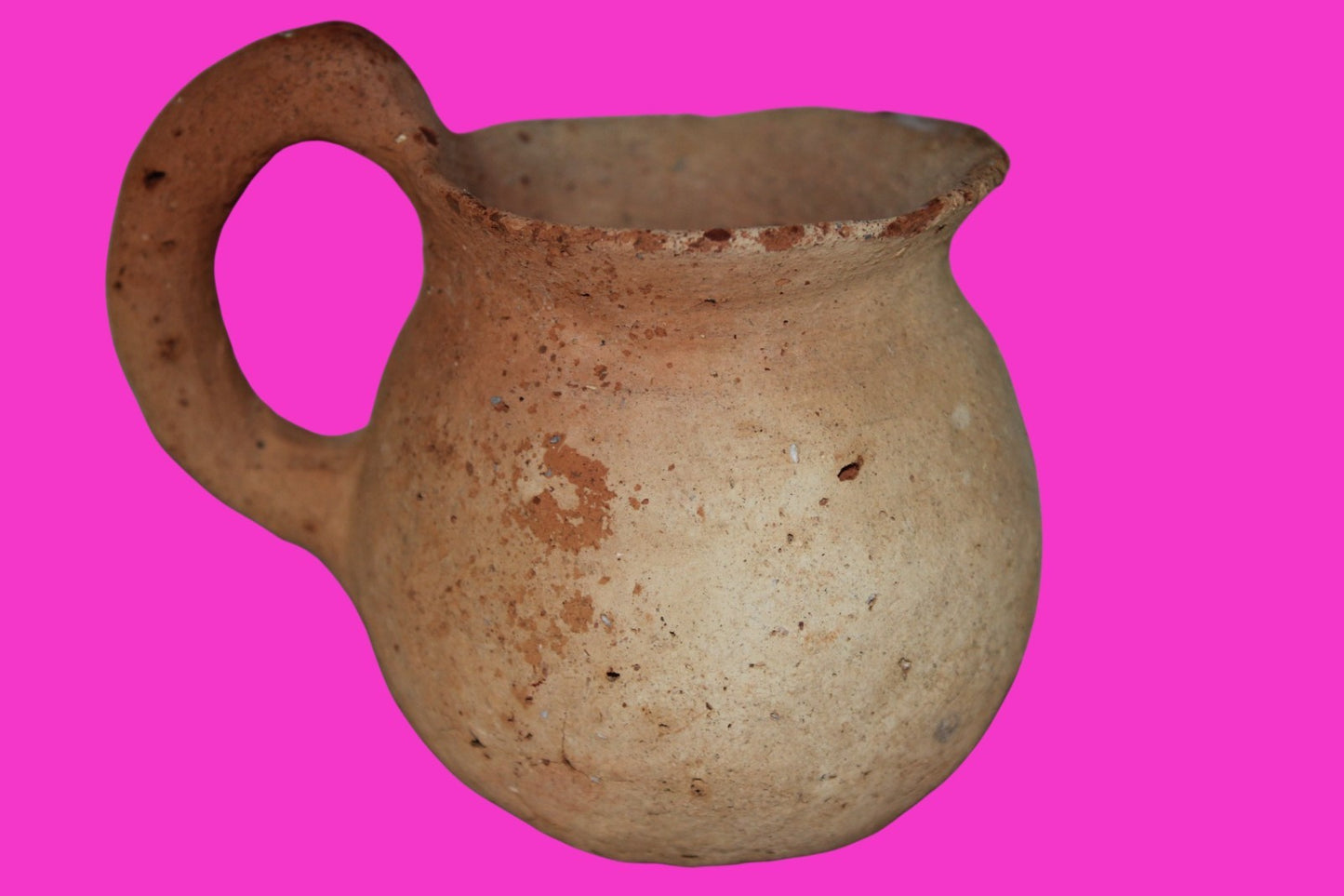 Ancient Holy Land Artifact Time Of Abraham Cup Jesus Christ Home 2000 BC COA 25