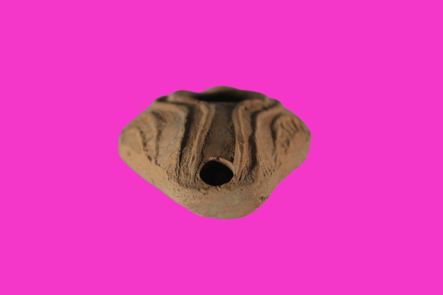 Ancient Holy Land Oil Lamp Artifact Jesus Christ Homeland 100BC-400AD COA 22