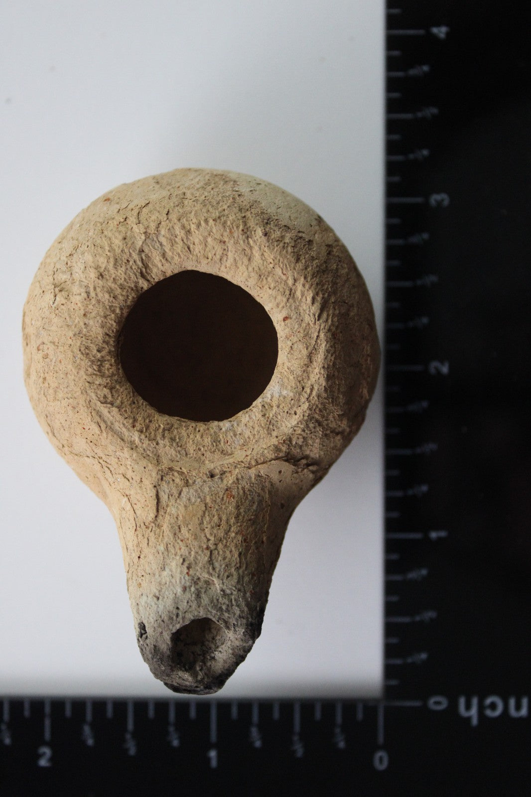 Ancient Holy Land Oil Lamp Artifact Land of Jesus Christ 100 BC-200 AD COA J147