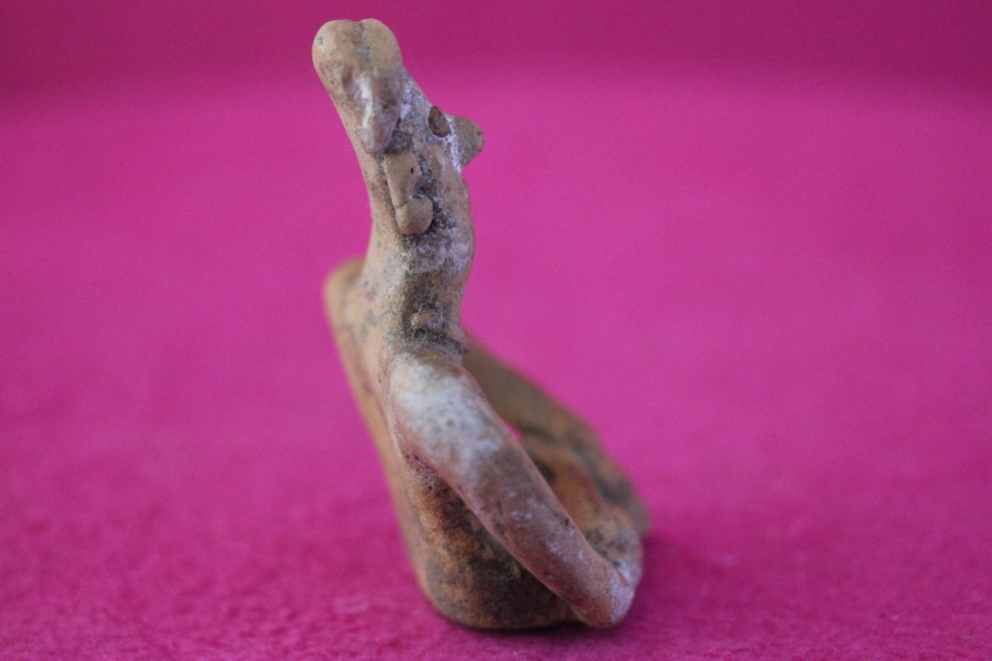 Pre Columbian Authentic Artifact Female Seated Tomb Figure Colima Mexico COA 190
