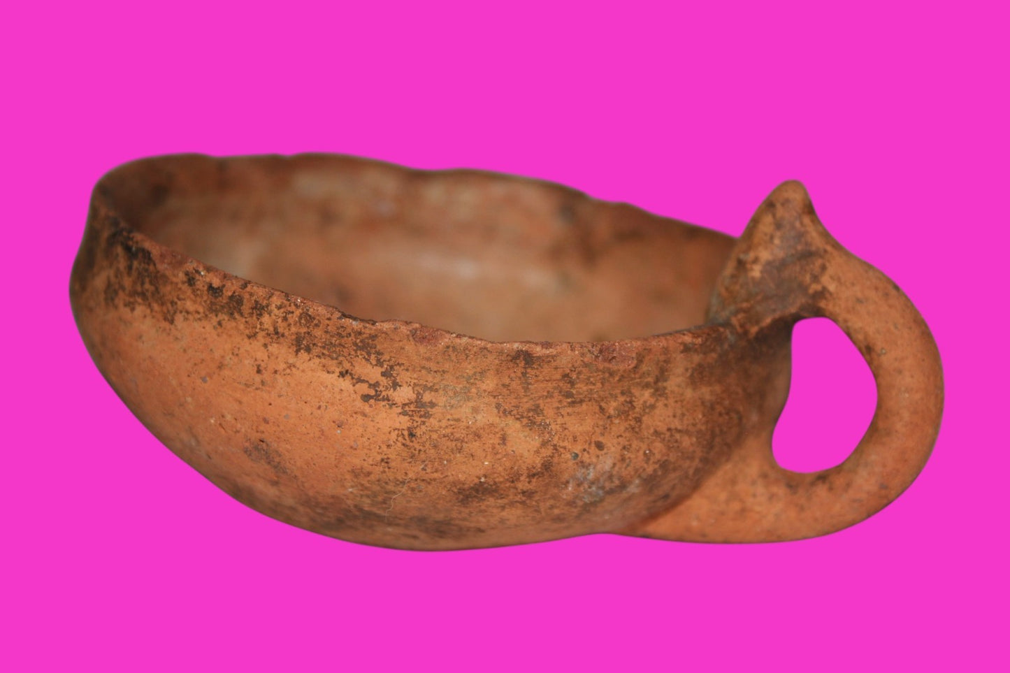 Ancient Holy Land Artifact 4000 Year Old Cup Time of Abraham 2000 BC COA J113