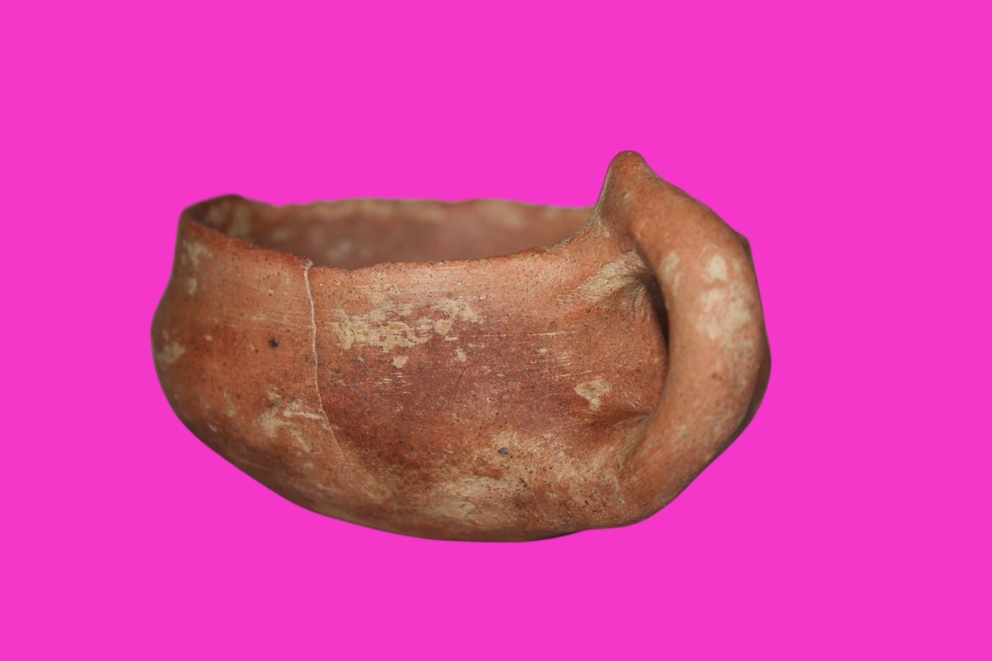 Holy Land Artifact Authentic 4000 Year Old Cup Time of Abraham 2000 BC COA J115
