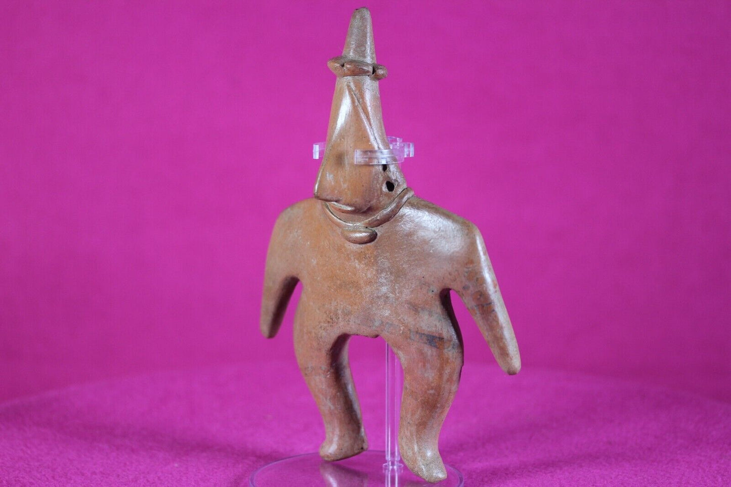Authentic Pre Columbian Artifact Tomb Figure Colima Ex Arte Primitivo COA T45