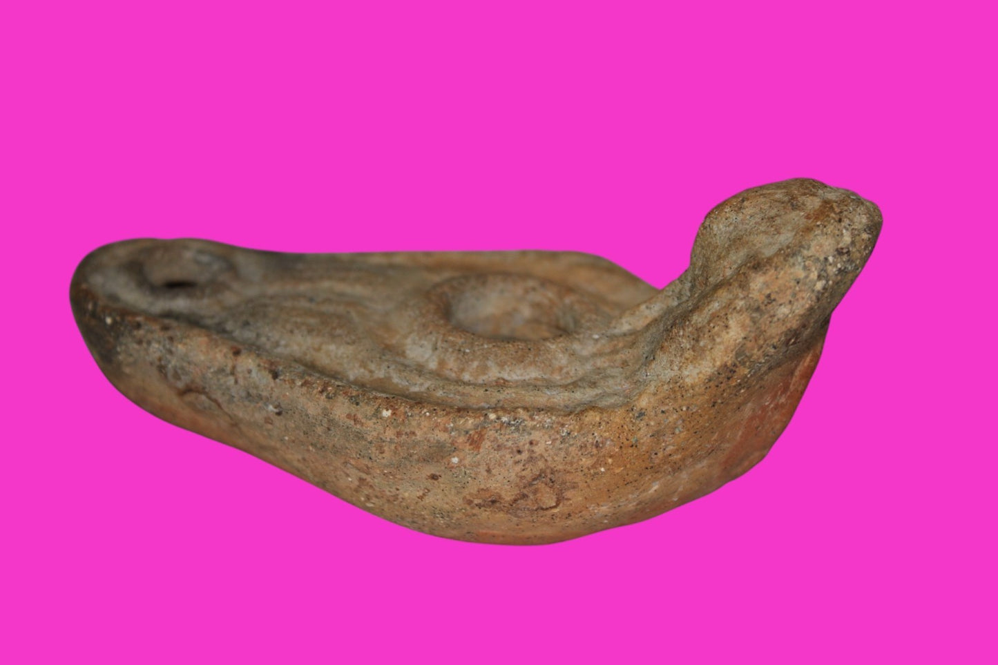 Jesus Christ Homeland Oil Lamp Authentic Holy Land Artifact 100-400 AD COA J122