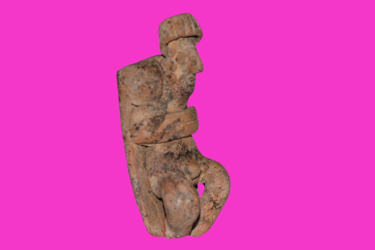 Pre Columbian Artifact Authentic Tomb Burial Figure Colima Mexico 100 BC COA 227