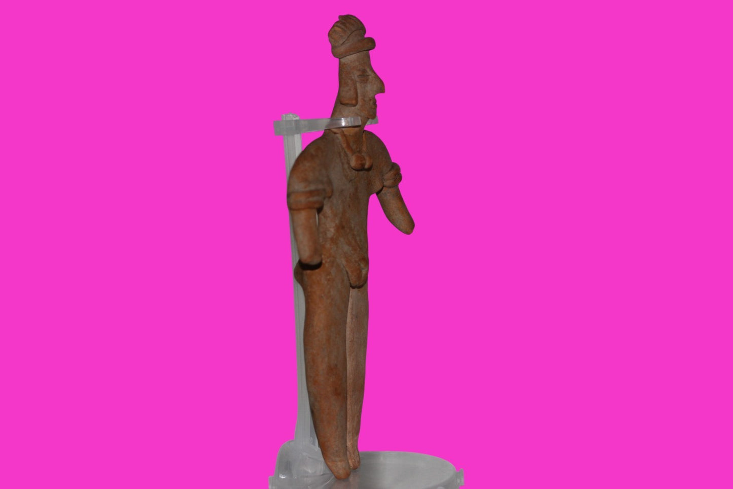 Pre Columbian Artifact 7 Inch Female Tomb Figure Colima Mexico 100 BC COA 240