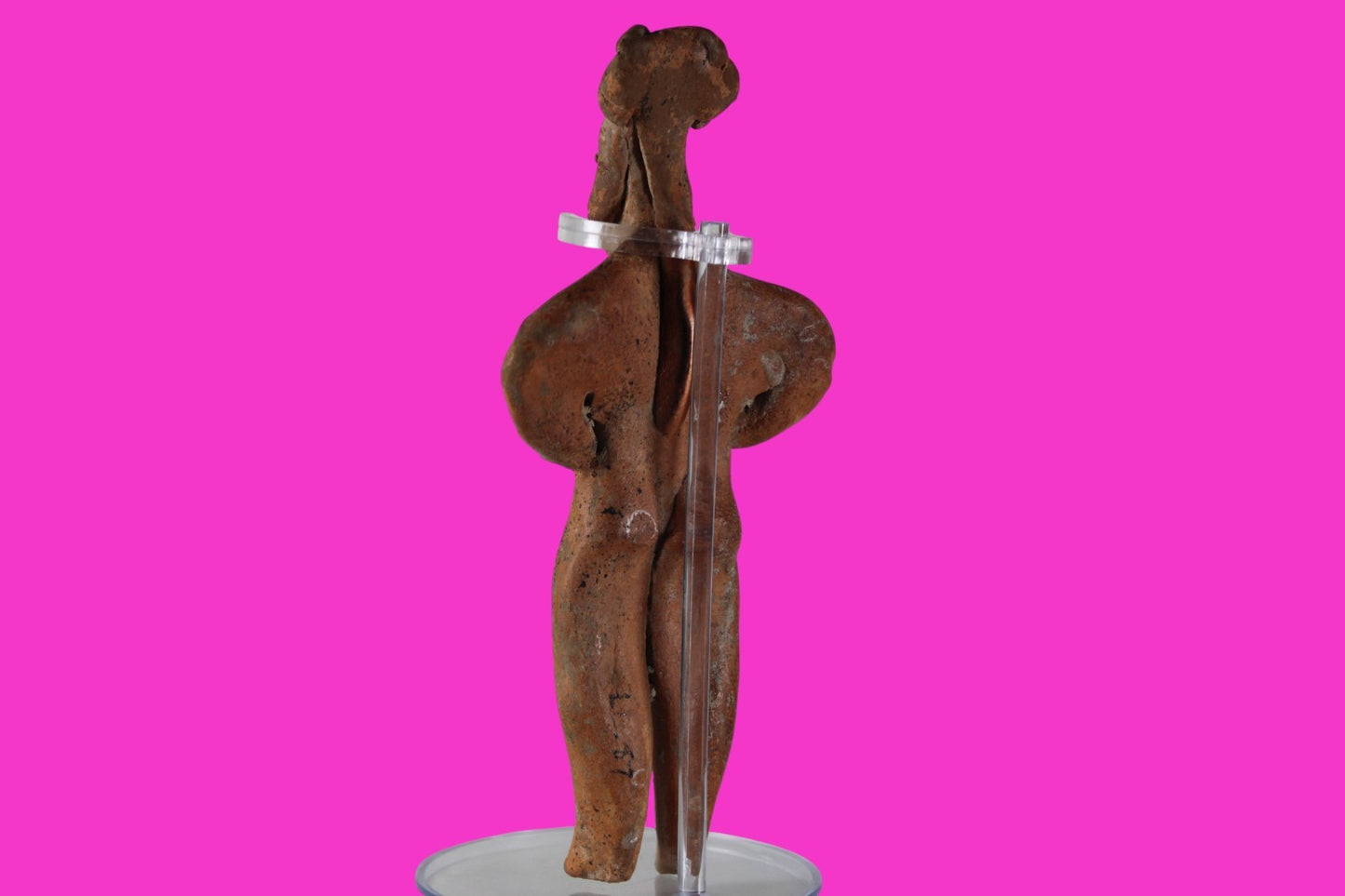 Pre Columbian Artifact 7 Inch Tall Shaft Tomb Figure Colima Mexico 100BC COA 282