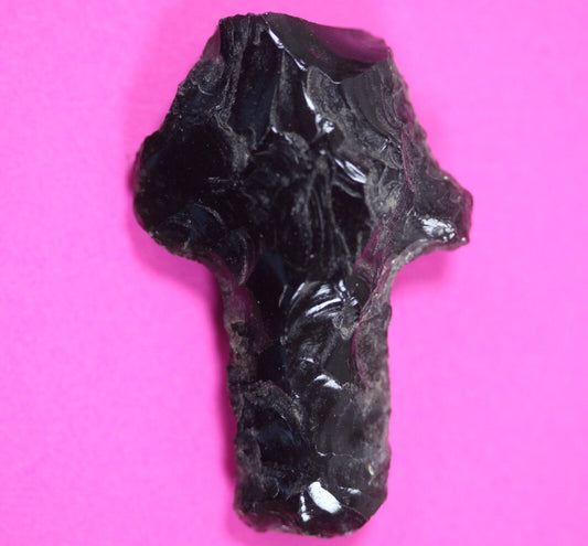 Authentic Pre Columbian Artifact Aztec Arrowhead Battle of Mexico City COA 67