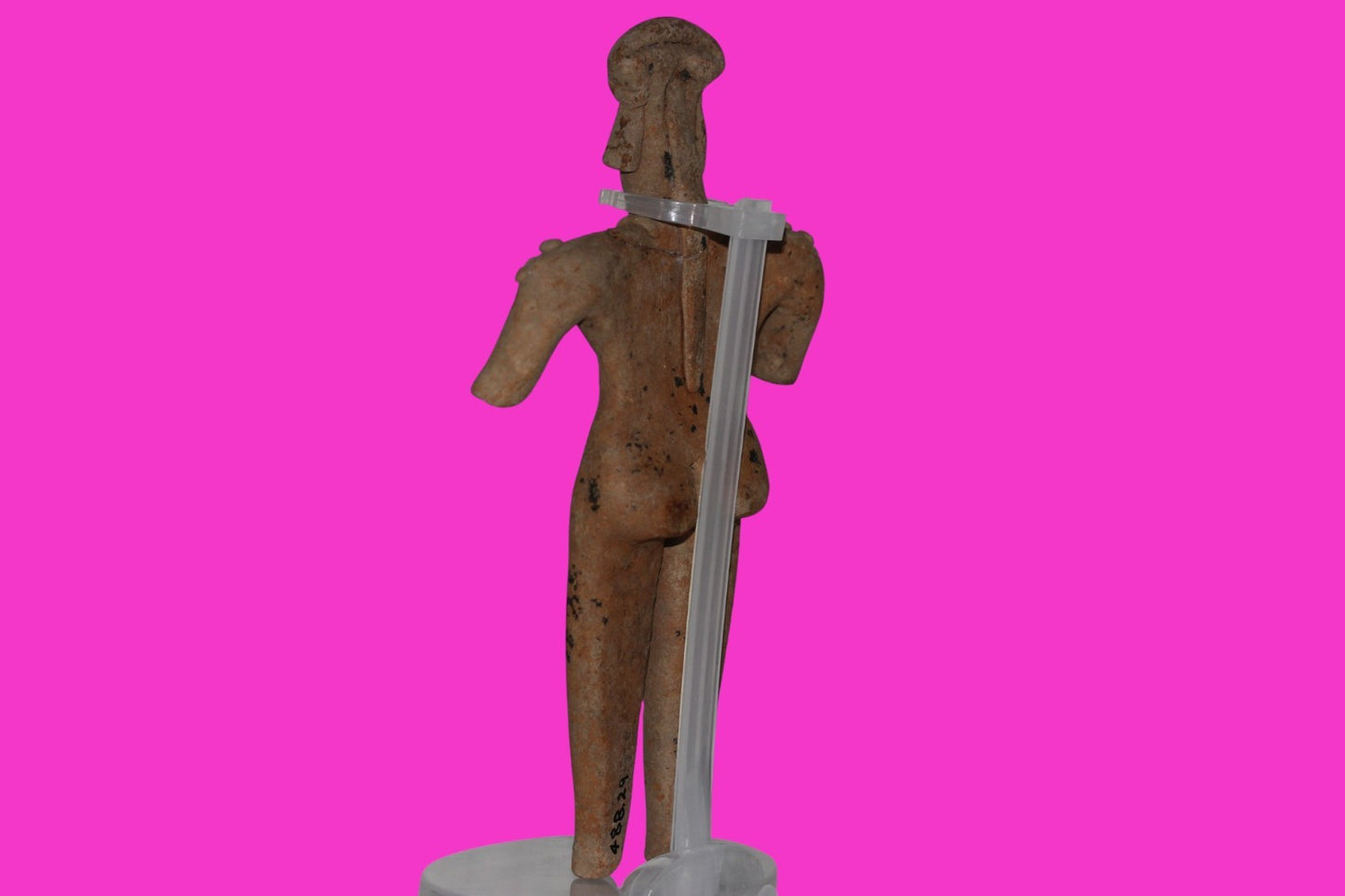 Pre Columbian Artifact 8in Female Shaman Tomb Figure Colima Mexico 100BC COA 255