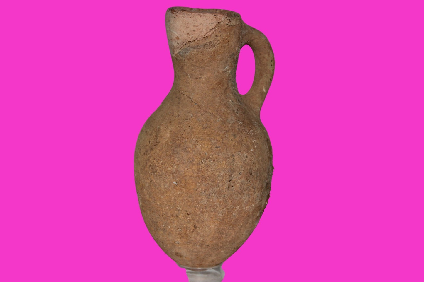 Ancient Holy Land Artifact King David Era Jug Land of Jesus Christ 1000 BC COA 8