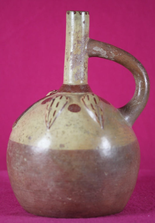 Authentic Pre Columbian Artifact Fruit Vessel Moche Ex Arte Primitivo COA T107