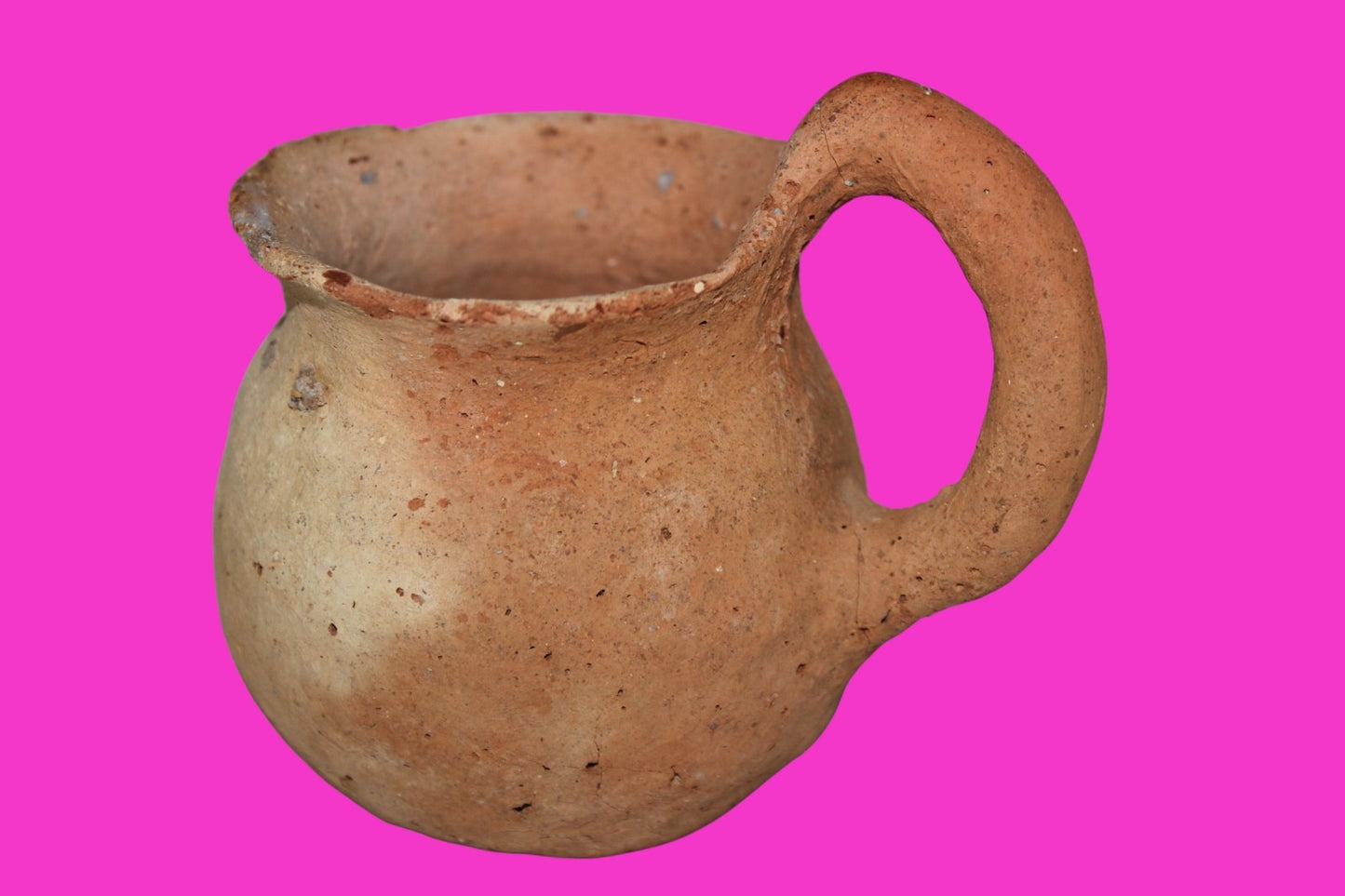 Ancient Holy Land Artifact Time Of Abraham Cup Jesus Christ Home 2000 BC COA 25