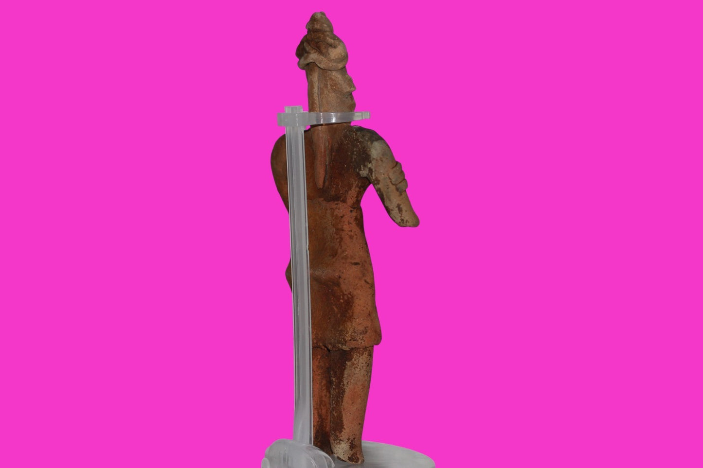 Pre Columbian Artifact 8 inch Female Tomb Figure Colima Mexico 100 BC COA 258