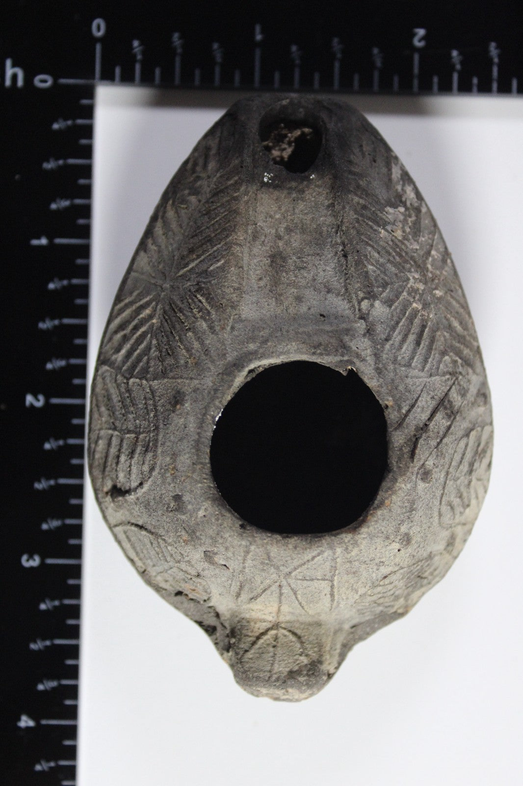 Ancient Holy Land Oil Lamp Artifact Jesus Christ Home 300-600 AD Israel COA 98