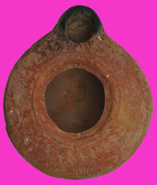 Holy Land Oil Lamp Ancient Artifact Time of Jesus & Apostles 313-636 AD COA 140