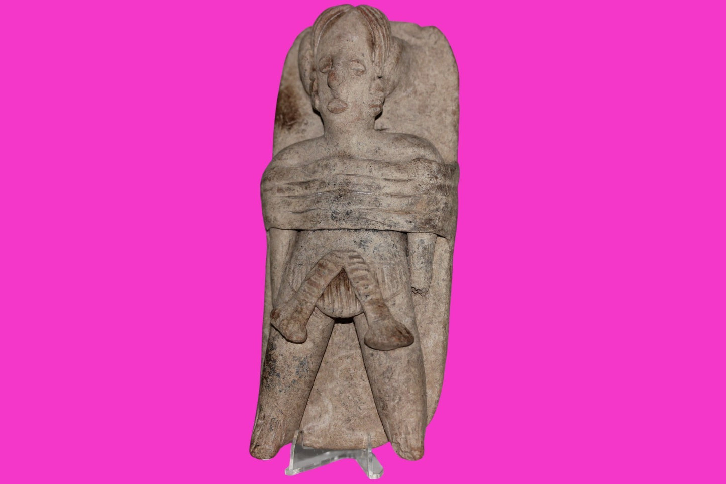 Pre Columbian Artifact Authentic Tomb Burial Figure Colima Mexico 100 BC COA 230