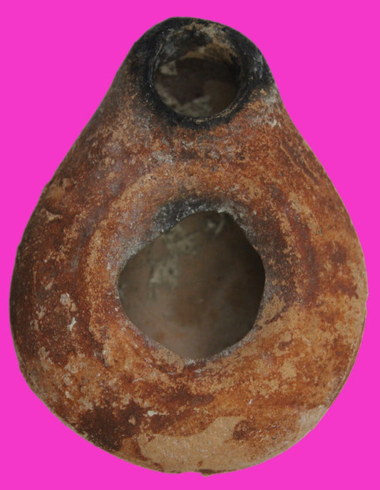 Holy Land Oil Lamp Ancient Artifact Time of Jesus & Apostles 313-636 AD COA 144