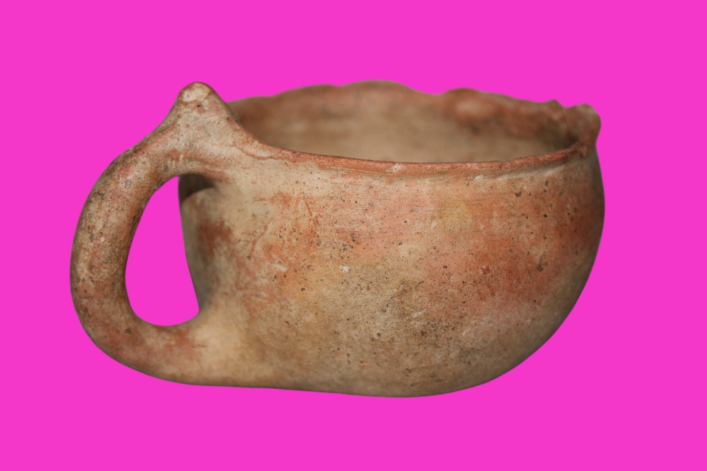 Holy Land Artifact Authentic 4000 Year Old Cup Time of Abraham 2000 BC COA J118
