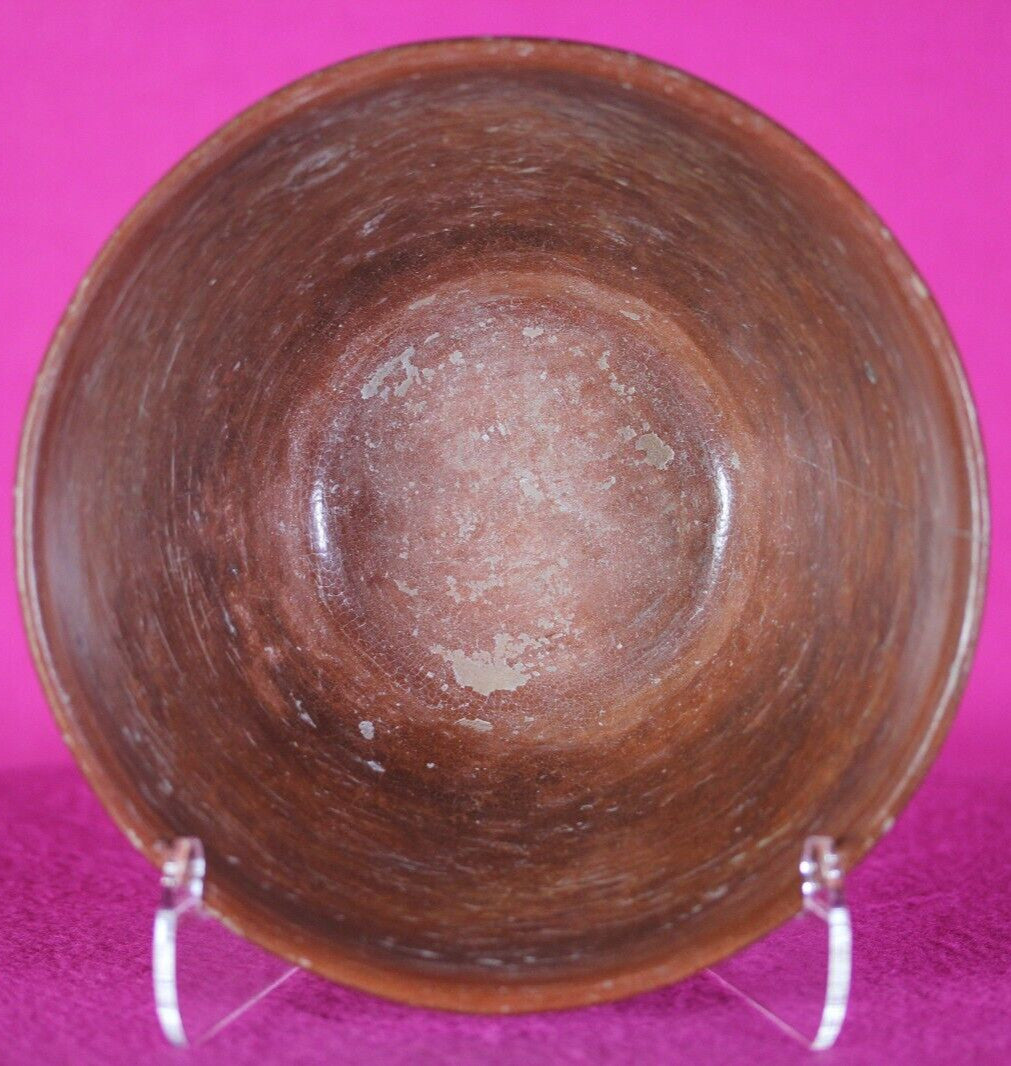 Authentic Pre Columbian Artifact Decorated Bowl Michoacan Arte Primitivo COA T49