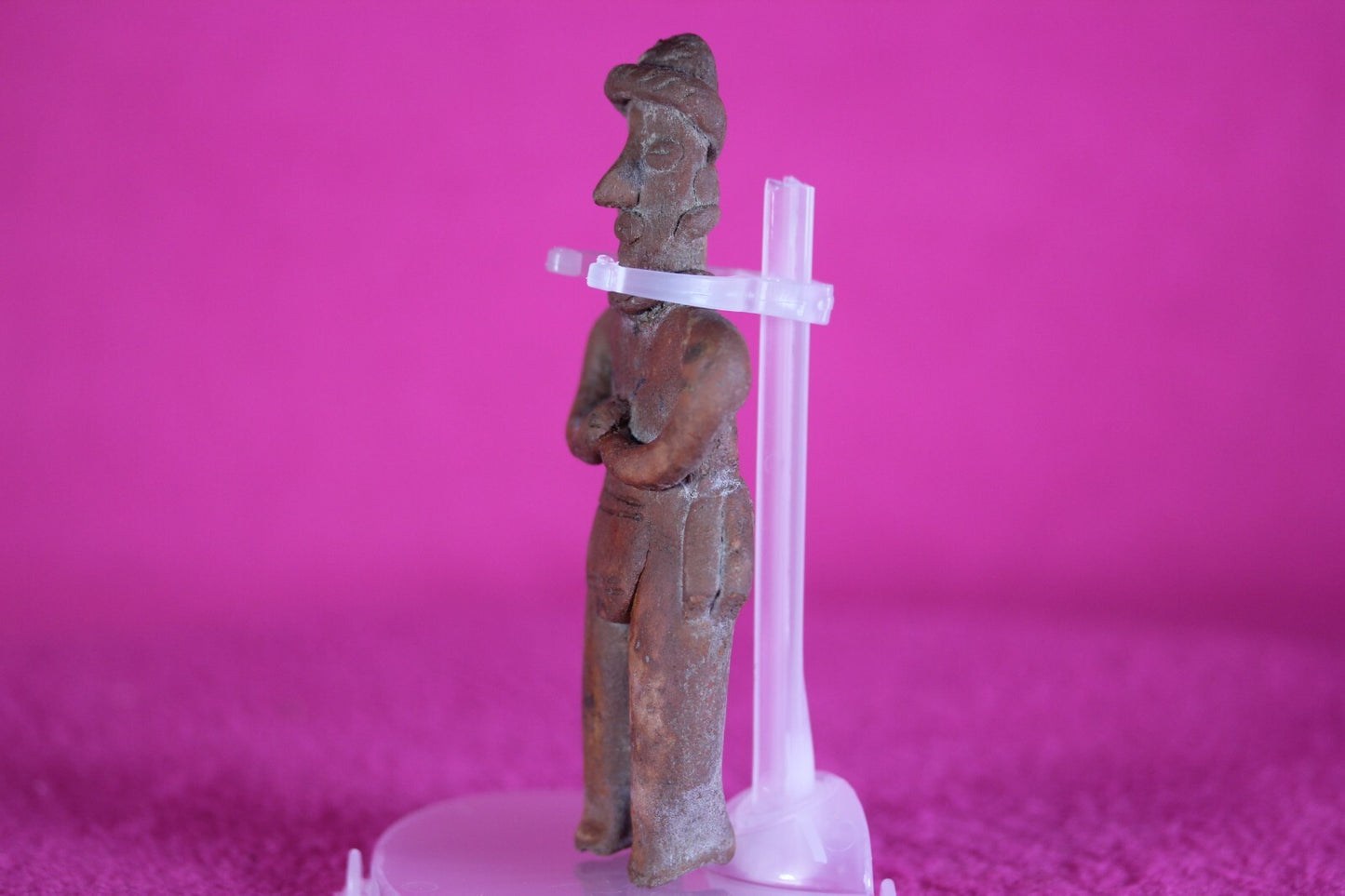 Pre Columbian Artifact Colima Figure Mexico 300BC-300AD Certified COA J76