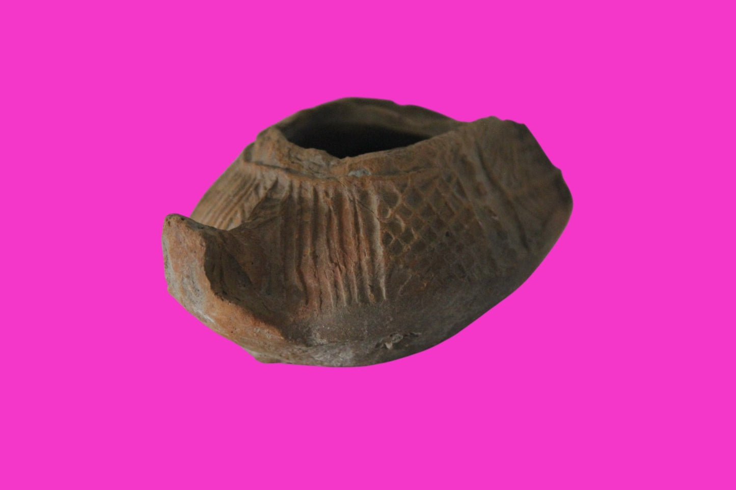 Ancient Holy Land Oil Lamp Artifact Jesus Christ Homeland 100BC-400AD COA 13