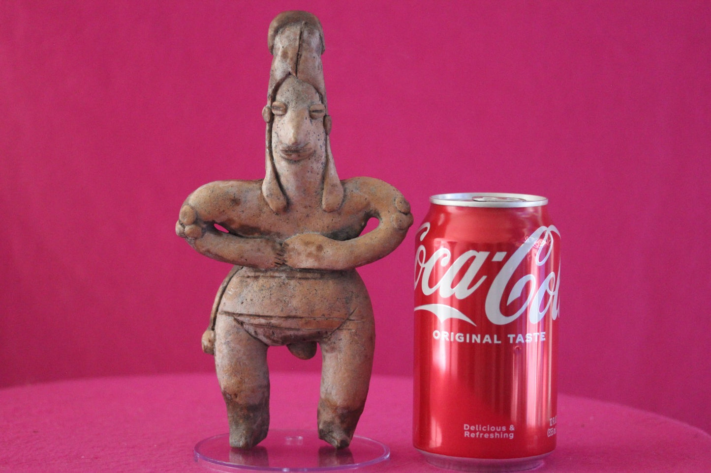 Pre Columbian Authentic Artifact Female Shaman Tomb Figure Colima Mexico COA 198