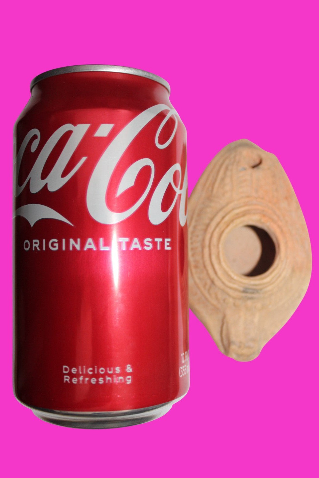 Ancient Holy Land Oil Lamp Artifact From Jesus Christ Home Land 100-500AD COA 55